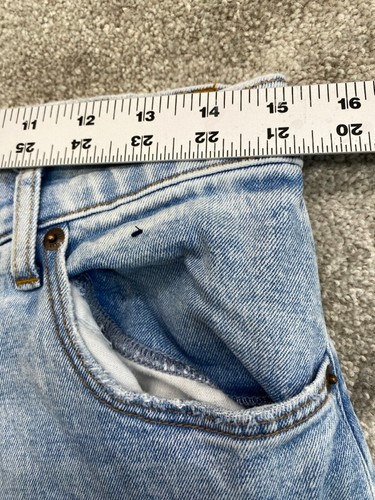 Abercrombie & Fitch Curve Love Jeans Women's 30/10 Blue Denim Ankle Straight - Picture 12 of 14