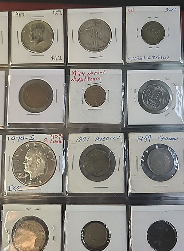 Lot 20 Coins USA and Foren Different Varieties Have Most SILVER 90% - Picture 4 of 14