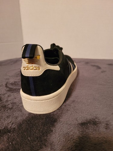 Adidas Men's Campus Sneakers, Core Black/White/Blue Size 10 Amputees Right Shoe - Picture 7 of 11