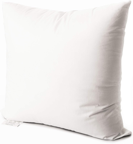 22X22 Luxury Throw Pillow Insert Soft Fluffy Polyester Square Form Cotton Cover - Picture 6 of 12