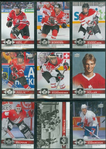 2017-18 TEAM CANADA CANADIAN TIRE, BLACK CANVAS OPC & EXCLUSIVES /100 SEE LIST - Picture 66 of 229