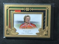 2021-22 Futera Unique Gold Framed Memorabilia Card Oliver Kahn 1/1