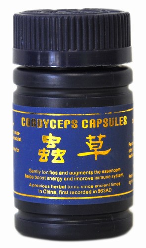 Cordyceps Sinensis 30 Capsules Chong Cao Jiao Nang improve energy x 4 Bottles - Picture 7 of 7