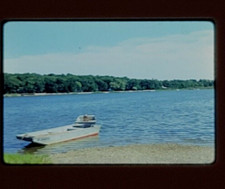 Southold New York Boating Photo Slide Kodak Vintage