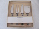 Williams Sonoma Burnished Cheese Knives/Fork- Set of 4 -New in Box/Unused