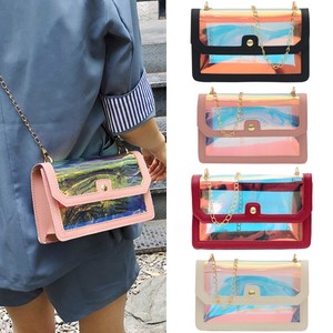 US-Women-Hologram-Transparent-Shoulder-Bag-Clear-Laser-Handbag-Fashion-Purse