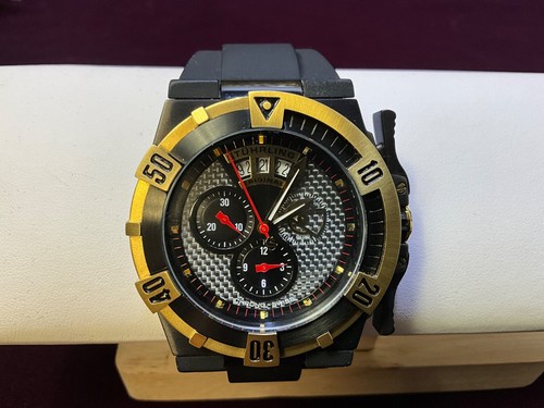Stuhrling Original Midnight Falcon Limited Edition Swiss Chronograph Uhr.