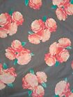 Vs Pink Cotton Duvet Cover F/Q Floral Gray Pink Cottage Core Romantic Reversible