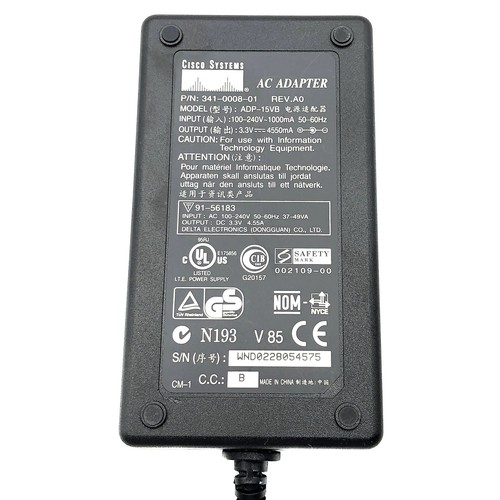 Original Cisco PIX-501-PWR-AC PIX-501-BUN-K9 AC Adapter Ladegerät OEM - Bild 2 von 7