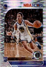 2019-20 Hoops Premium Stock Pulsar Jordan Poole RC Golden State Warriors #223