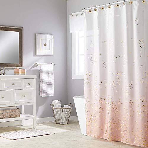  Duschvorhang Haken Ringe, 12er Set Messing Deko Bling Metall Gold - Bild 4 von 6