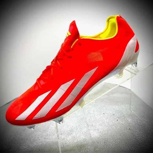 Botines de fútbol Adidas X Crazyfast + SG rojo solar tierra blanda IF0646 para hombre talla 10 - Imagen 3 de 9