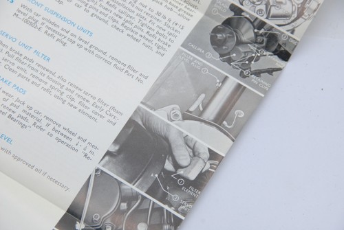 ORIGINAL OWNERS MANUAL VEHICLE HANDBOOK FOR FORD ZEPHYR V4 V6 1965 MY SIX FOUR - Picture 6 of 6