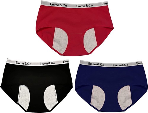 Pantalones de época cintura alta ropa interior posparto a prueba de fugas algodón menstrual bragas - Imagen 34 de 68