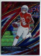KEESEAN JOHNSON 2019 Select TRI-COLOR PRIZM RC Rookie Field Level #288 /99