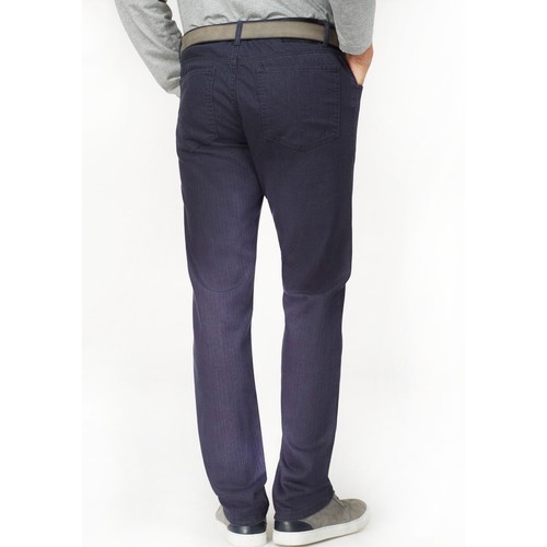 Pantalone uomo elasticizzato Arizona colore blu navy - Taglia 40S - Foto 2 di 5