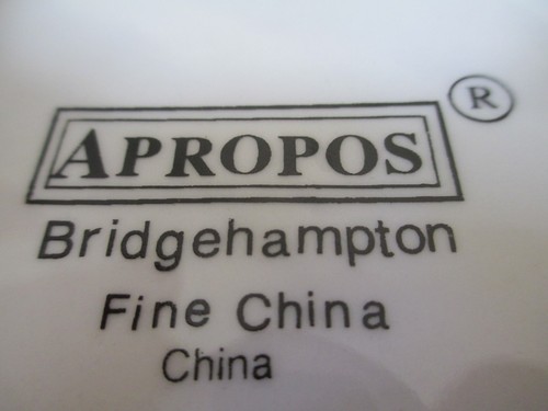 APROPOS BRIDGEHAMPTON (DISCONTINUED) FINE CHINA 5 1/2" DIAMETER BERRY BOWL - Picture 6 of 6