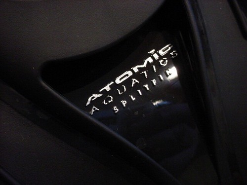unused in bag ATOMIC AQUATICS SPLITFIN FULL FOOT FINS w/FLEX BATTENS Size 9-10 - Picture 4 of 9