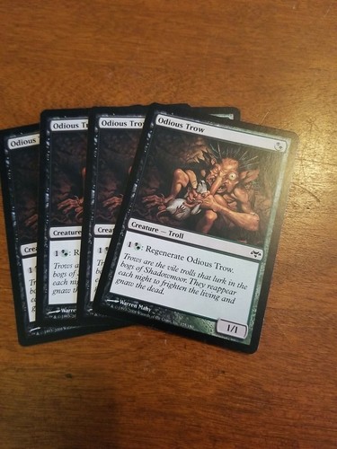 Odious Trow x4 Eventide 4x Playset Magic the Gathering MTG - Picture 1 of 2