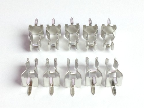 10x Sicherungshalter für Leiterplattenmontage | Feinsicherung Haltefeder - Bild 1 von 4