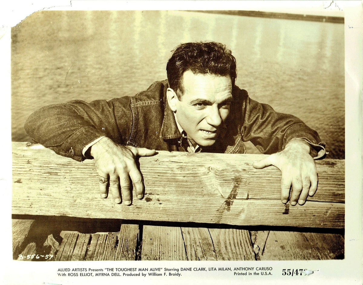 8”x10” original b&w still, Dane Clark The Toughest Man Alive (1955) #556-57  | eBay