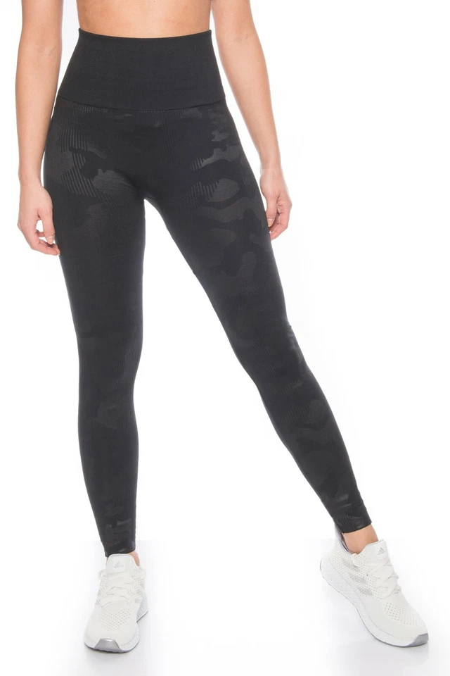 Ladies Thermal Winter Fleece Camouflage Leggings High Waist High Waist 36-44 A17 - Image 3 of 4