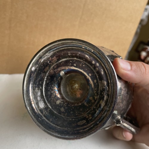 Vintage 1930er Rogers & Bro 1703 versilberte Zuckerdose Teeservice mit Fuß verziert - Bild 6 von 7