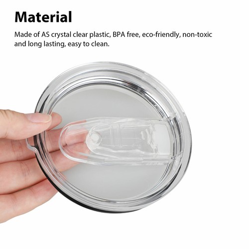 2Pack Replacement Splash Spill Proof Lid For YETI Ozark Trail 30 Oz Tumbler Cup - Picture 5 of 8