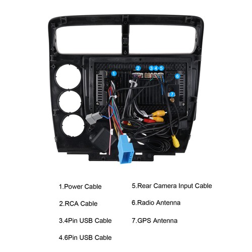 For Honda Civic Type R EP3 2001-2005 Car Stereo Radio Apple Carplay Android 15.0 - Picture 17 of 18