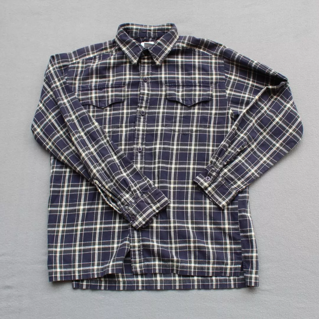 Calvin Klein Jeans Shirt Xl Womens Plaid Flannel Long Sleeve