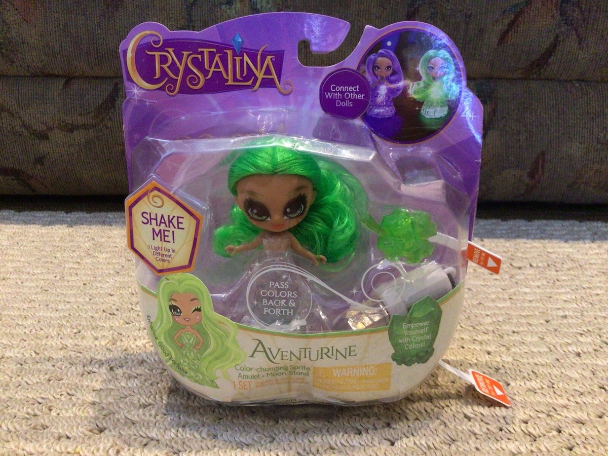 Crystalina Aventurine Color Changing Sprite Amulet Moon