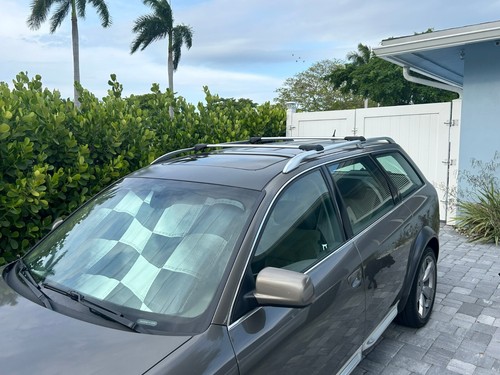 ROOF RACK CROSS BARS FOR Audi A6 C5 Allroad Quattro 1999-2005 BLACK CARRİER BAR - Bild 12 von 14