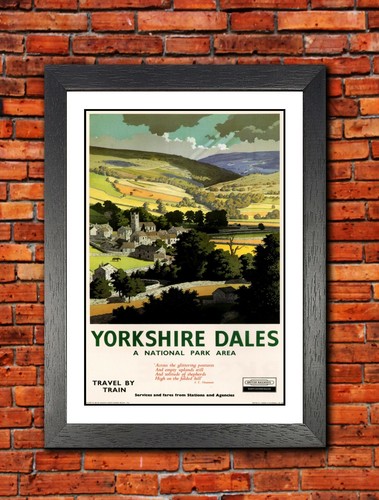 Yorkshire Dales British Railway Vintage Advert National Park Landscape Poster - Picture 3 of 6