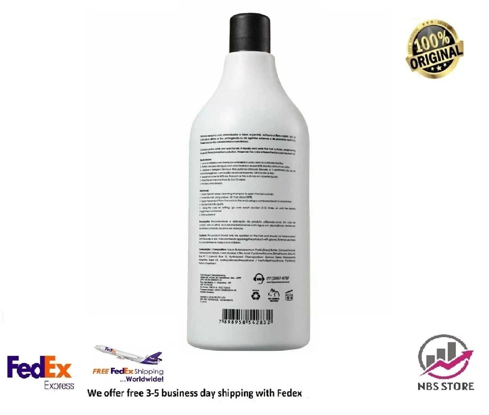 Felps Professional - Macadamia Ultimate Blond натуральный гладкий эффект - 300 мл - Изображение 2 из 2