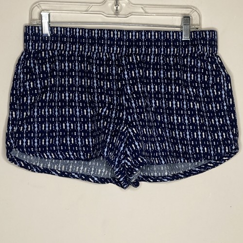 Maurices Damen Shorts Pull On Gummizug Stretchbund Größe M Blau Weiß Neu - Bild 1 von 5