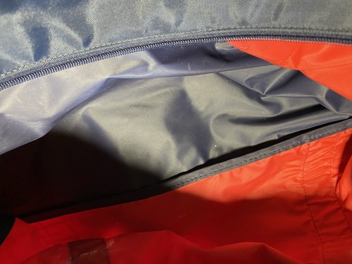 Polo Sport Ralph Lauren Duffle Bag Red Blue USA Flag Carry On Gym Weekend 20x12 - Picture 11 of 12