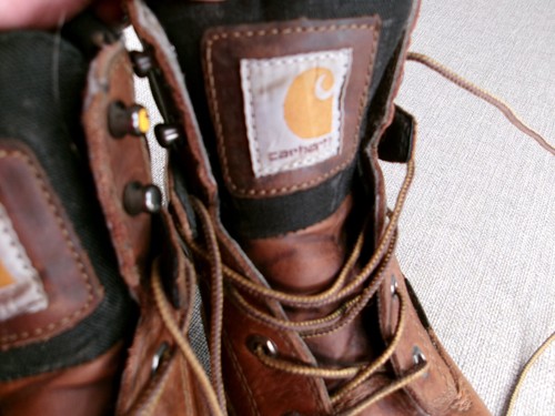 Carhartt Ground Force Boots Size 9.5 M Composite Toe Work Brown Black CME6055 - Picture 5 of 12