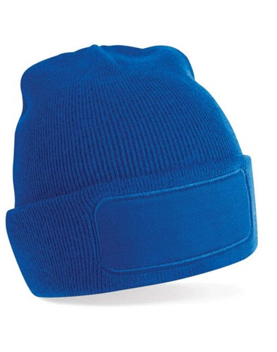 Beechfield B445 Cotton Twill Patch Soft-touch Beanie - Picture 4 of 14