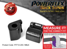 Powerflex Black Vorne Arb Buchsen 18mm für Citroen C2 (03-09) PFF12-203-18BLK