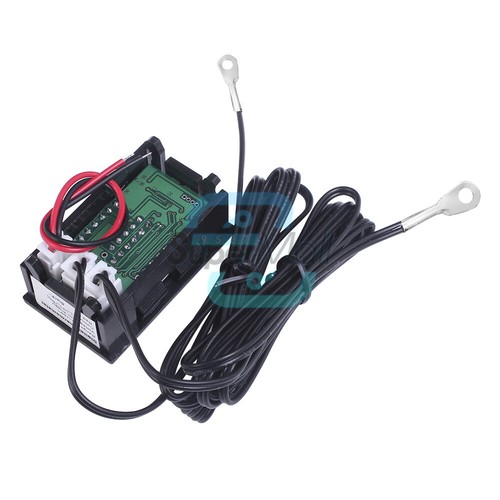 DC 4-28V Dual Digital Red LED Display Thermometer Waterproof Temperature Sensor - Bild 4 von 7