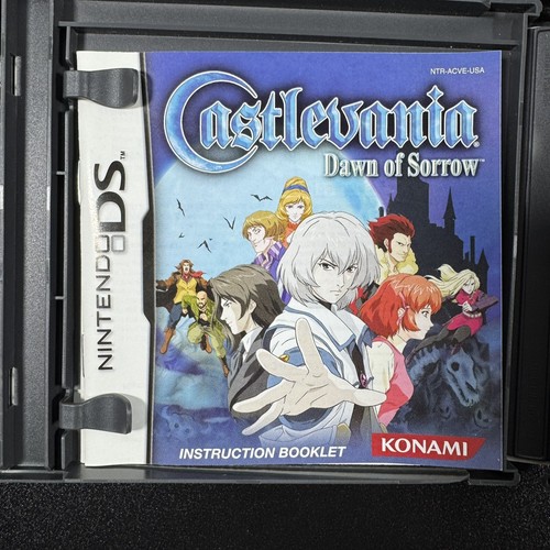 Castlevania Order Of Ecclesia Dawn Of Sorrow Ritratto Rovina Nintendo DS Lotto Set - Foto 14 di 17