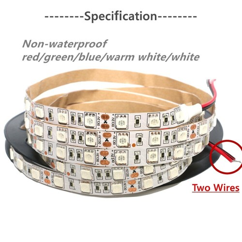DC12V 5050 SMD RGB RGBW WW LED Strip Light flexible Strip Light 60Led/m Led Tape - Picture 6 of 17