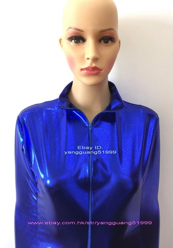 Unisex Sleeping Bag Blue Shiny Metallic Mummy Suit Costume internal Sleeves F520 - Picture 7 of 20