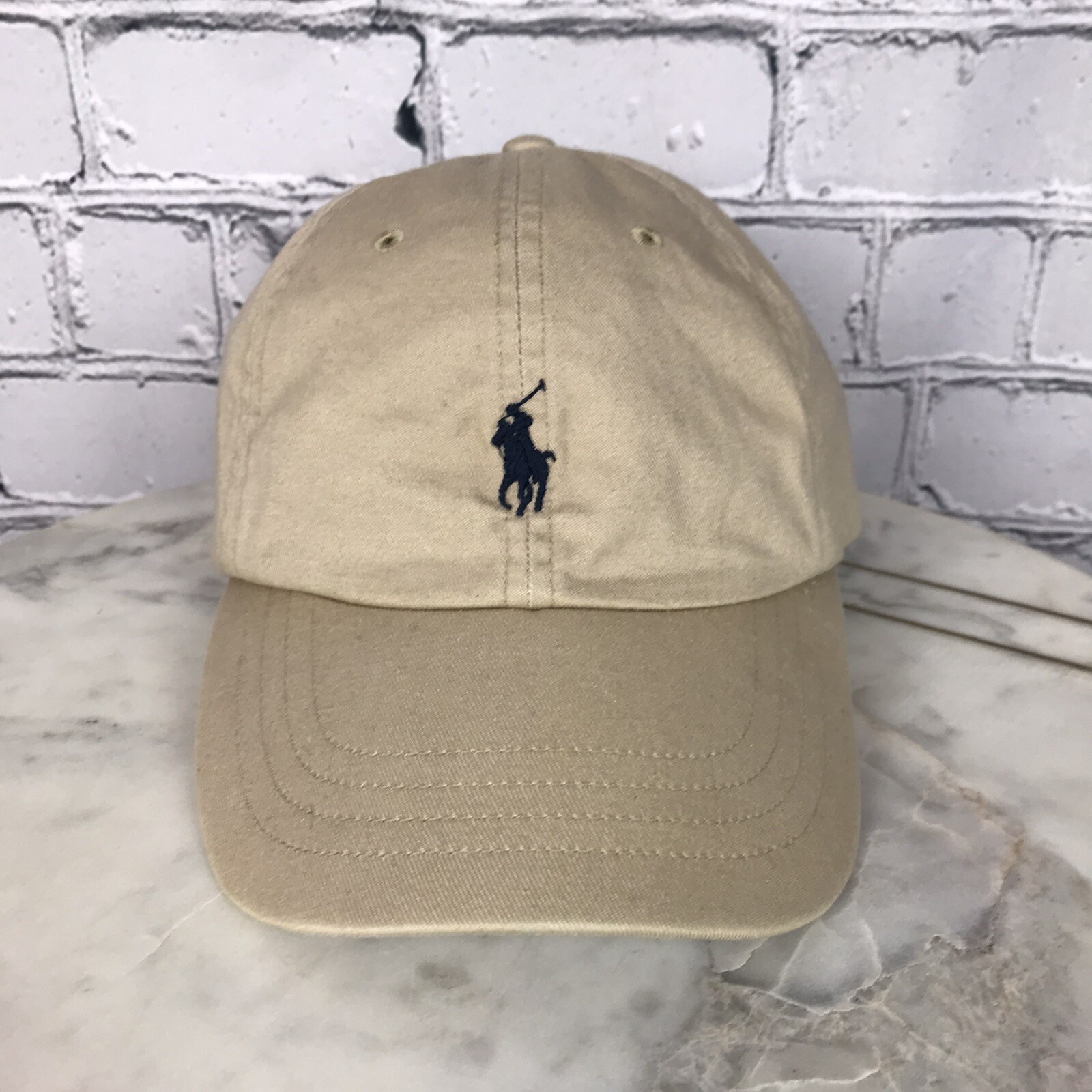 PONY Polo Ralph Lauren Cappello Papà Cachi Papà Classico Ricamato Uomo Ricamato Regolabile