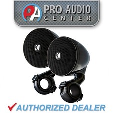 47PSMB32 KICKER 3" Powersports Speakers Weather Proof Mini Enclosed System 2 Ohm