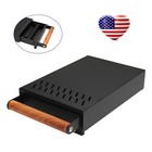 Espresso Knock Box Drawer Detachable Coffee Pucks Knock Container Non-Slip Base