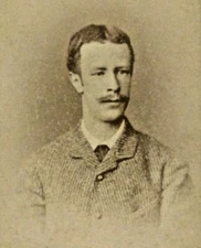 Dresden Germany CDV  Photo German Man Scherer Engler Carte De Visite 1881