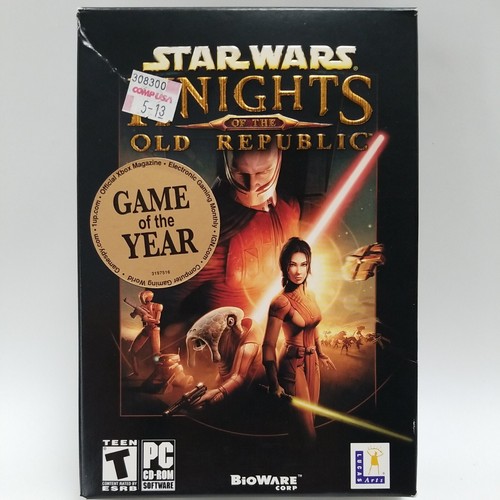 Star Wars Knights of the Old Republic 1 Windows CD-Rom LucasArts
