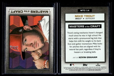 2021 Topps Gallery Masters Of The Craft #MTC-14 Mike Trout