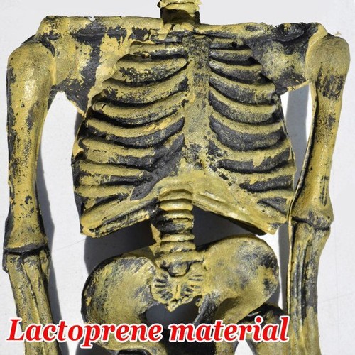 Hanging Acoustic Skeleton Ghost Glowing Eyes Scary Sound Halloween Prop Decorate - Picture 6 of 8